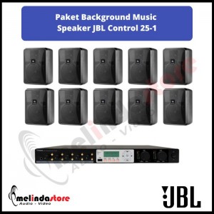 Paket Sound System Background Music Speaker JBL 25-1 | 10 Speaker